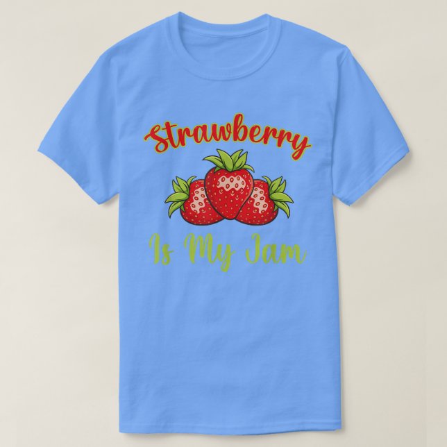 Jordgubbar är min Sylt, cute jordgubbsapparat Kärl T Shirt (Design framsida)