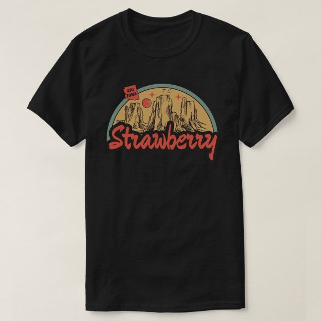 Jordgubbar, Arizona T-Shirt (Design framsida)