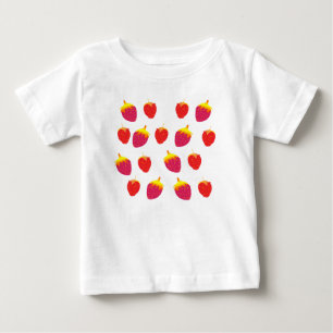 Jordgubbar Baby Romper T Shirt
