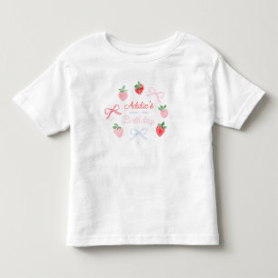 Jordgubbar Berry Första födelsedag T Shirt