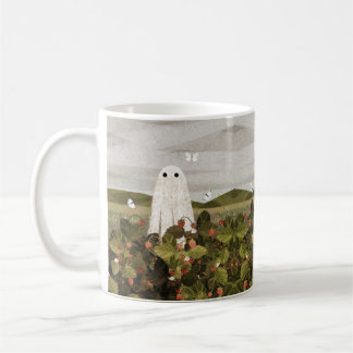 Jordgubbar Fält Kaffemugg