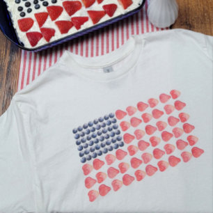 Jordgubbar Flagga Shirt 2 T