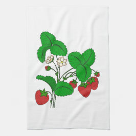 Jordgubbar för Breakfast Kökshandduk