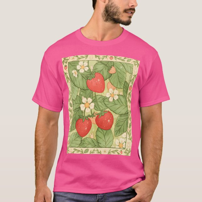 Jordgubbar för Life T Shirt (Framsida)