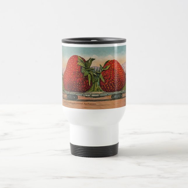 Jordgubbar Giant Antique Fruit Roligt Resemugg (Center)