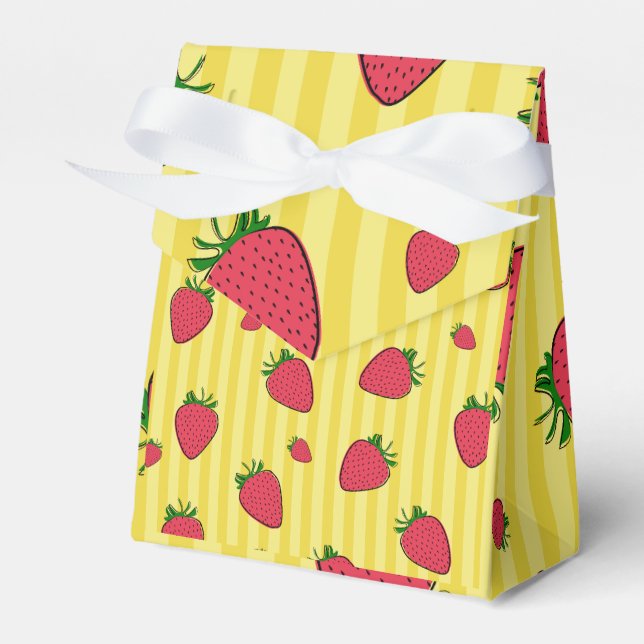 Jordgubbar Illustration Presentaskar (Framsidan Sidan)