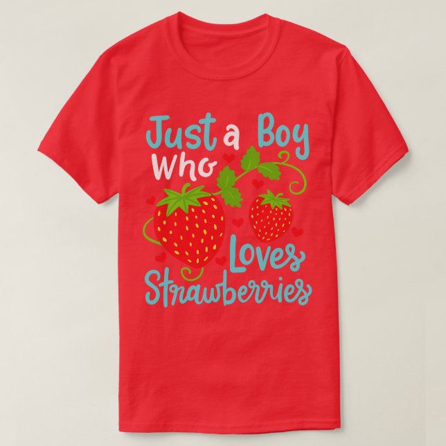 Jordgubbar Jordgubbär Älskare 1 T Shirt (Design framsida)