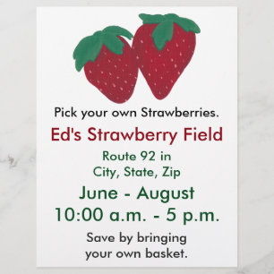 Jordgubbar Jordgubbar Jordberry Farm Flyers