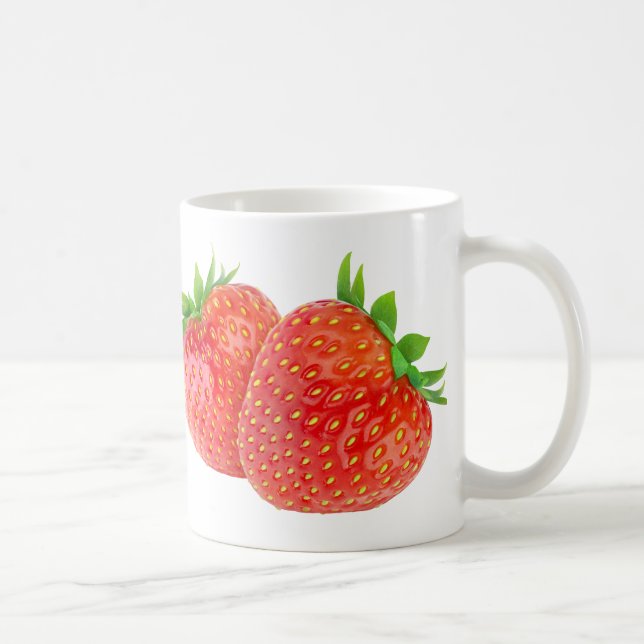 Jordgubbar Kaffemugg (Höger)
