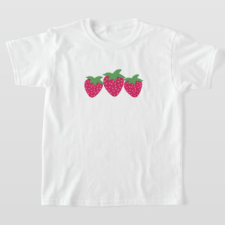 Jordgubbar Kärlek T-Shirt