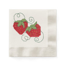 Jordgubbar Kor Stitch Image