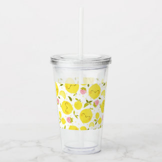 Jordgubbar Lemon White Take Away Mugg
