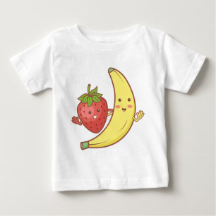 Jordgubbar med baby t shirt