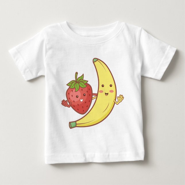 Jordgubbar med baby t shirt (Framsida)