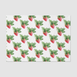 Jordgubbar med Grönt Löv