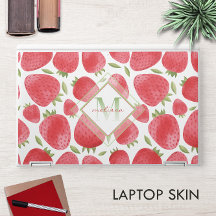 🍓 Jordgubbar Mönster Monogram