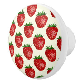 Jordgubbar, Mönster, röda jordgubbar, frukt, Löv Knopp