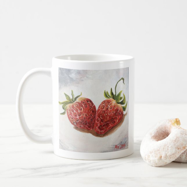 Jordgubbar mugg (Med munk)