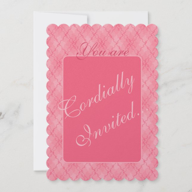 Jordgubbar n Cream-inbjudan Inbjudningar (Framsida)