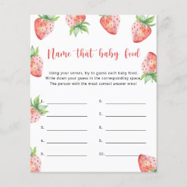Jordgubbar - Namn där baby Matduschspel