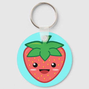 Jordgubbar Nyckelring
