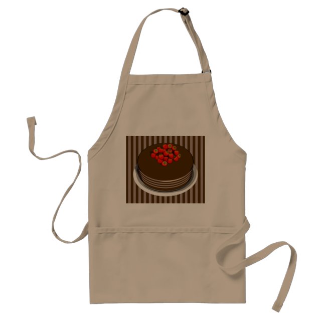Jordgubbar och choklad kummel Apron Förkläde (Framsidan)