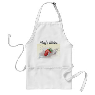 Jordgubbar och Cream Apron Förkläde