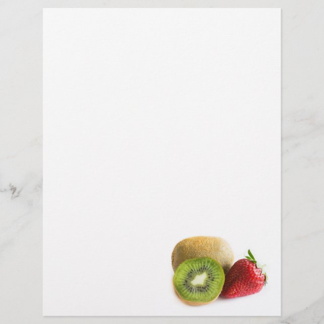 Jordgubbar och kiwi (Framsida)