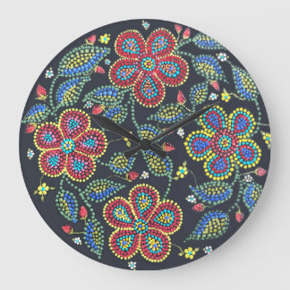 Jordgubbar och Ro Métis Blommigt Stor Klocka