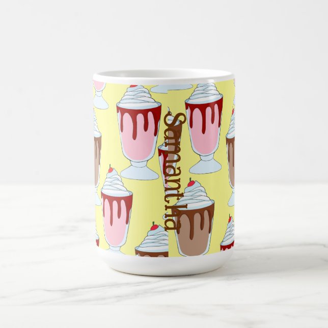 Jordgubbar och smörjfetter kaffemugg (Center)