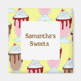 Jordgubbar och smörjfetter magnet