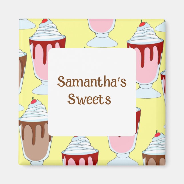 Jordgubbar och smörjfetter magnet (Framsidan)