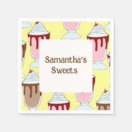 Jordgubbar och smörjfetter pappersservett