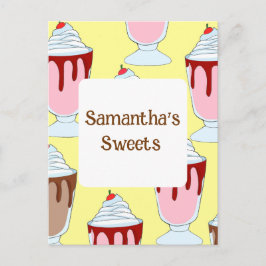 Jordgubbar och smörjfetter vykort