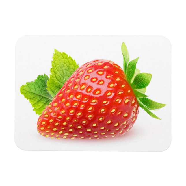 Jordgubbar och smuts magnet (Horisontell)