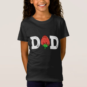 Jordgubbar Pappa Fruit Älskare Fruitarian Fars dag T Shirt
