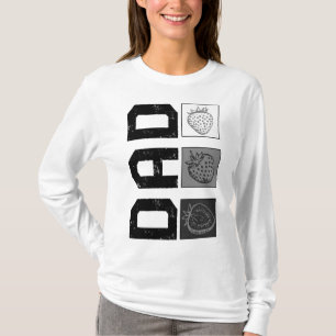 Jordgubbar Pappa Fruit Älskare New Pappa Fars dag  T Shirt