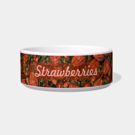 Jordgubbar Pet Bowl