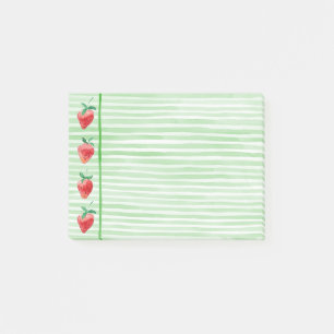 Jordgubbar Post-it Block