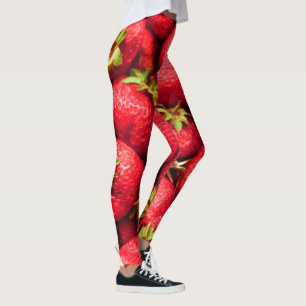 Jordgubbar Red Delicious Strawberry Leggings