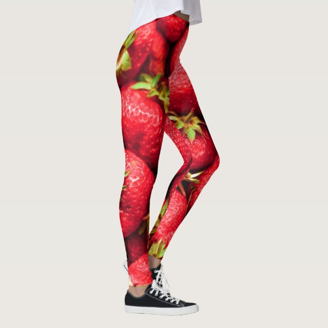 Jordgubbar Red Delicious Strawberry Leggings (Höger)