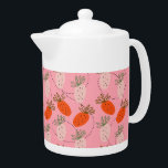 Jordgubbar Rosa White Doodle Fruit Mönster<br><div class="desc">Hand plockade Jordgubbar Mönster med vit och rosa jordgubbar.</div>