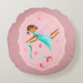 Jordgubbar Rund Kudde