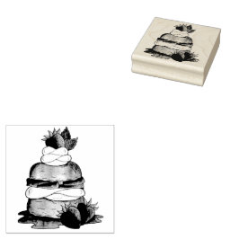 Jordgubbar Shortkaka Cake Dessert Jordgubbar Stämpel