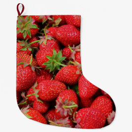 Jordgubbar Stor Julstrumpa
