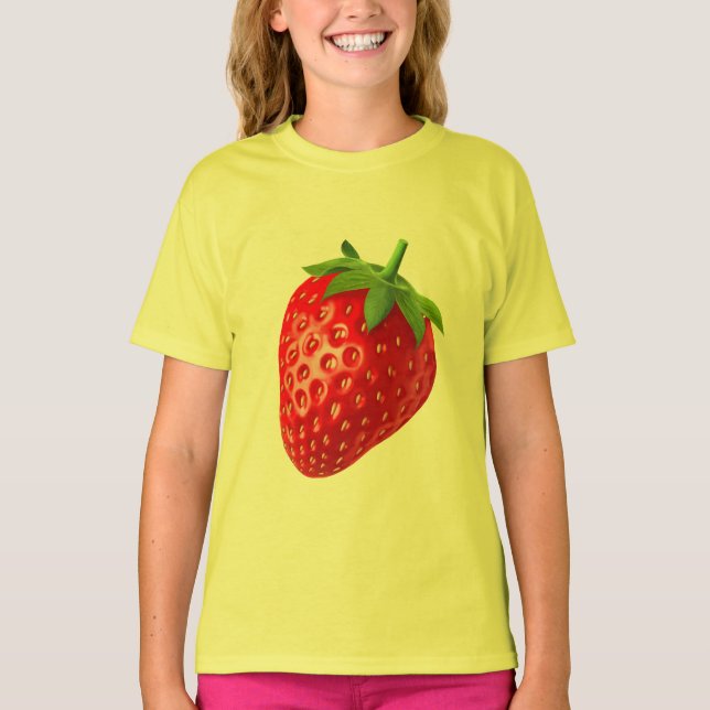 Jordgubbar, T-Shirt (Framsida)