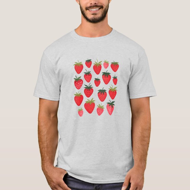 Jordgubbar T Shirt (Framsida)