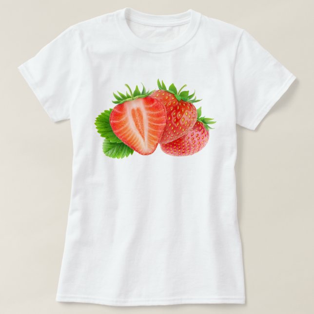 Jordgubbar T Shirt (Design framsida)