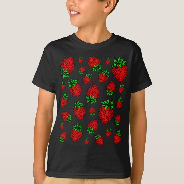 Jordgubbar T Shirt (Framsida)