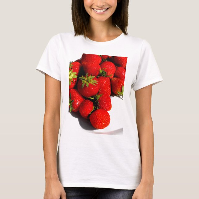 Jordgubbar T-shirt (Framsida)